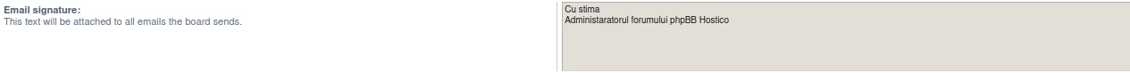email signature